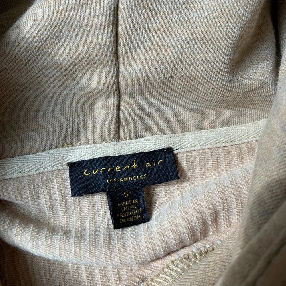 Current Air Tan Ribbed Hoodie - Picture 6 of 8